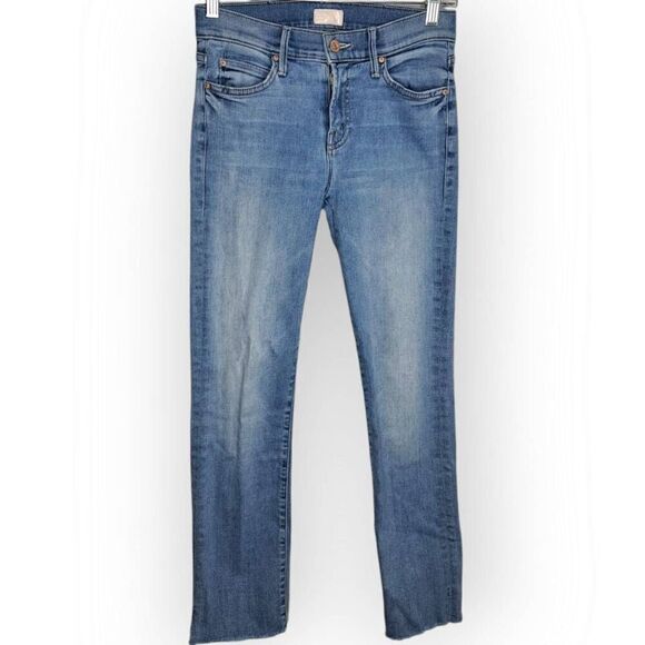 MOTHER Women's Rascal Ankle Snippet Jeans in Wild At Heart Wash size 25 - Picture 2 of 12